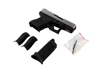 WE Пистолет Glock 27 Gen.4, серебристый слайд (WE-G006B-SV)