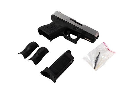 WE Пистолет Glock 27 Gen.4, серебристый слайд (WE-G006B-SV)