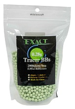 детальное фото для раздела Шары Exact 0.28г. трассерные зеленые, 2000шт. интернет-магазин "Планета страйкбола»