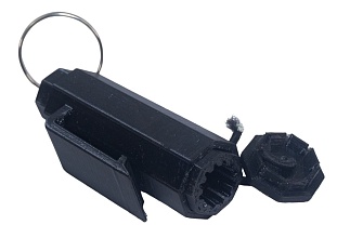 Ампульница Strike для шприц - тюбика (нефопам / промедол), пластик, черная