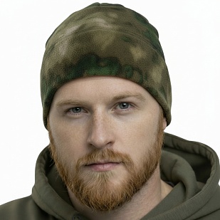 Шапка Strike Милитари-280 флис р-р 56, A-TACS FG Camo