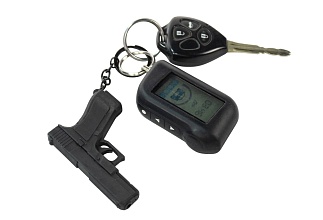 Брелок Strike Пистолет Glock, полимер, черный