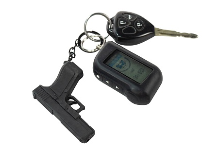 Брелок Strike Пистолет Glock, полимер, черный