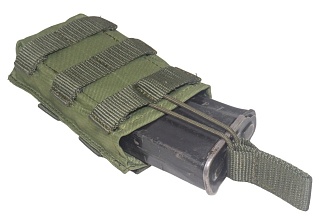 Подсумок под магазин АК / AR без клапана, хаки оксфорд