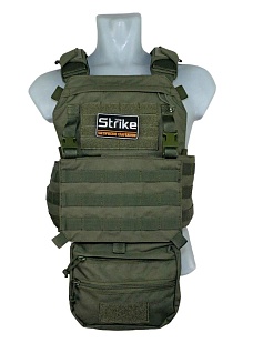 Подсумок Strike утилитарный напашный, олива, mod1