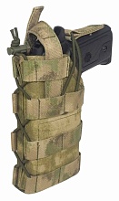 детальное фото Кобура для пистолета c ЛЦУ/фонарем Strike левая, A-TACS Camo интернет-магазин "Планета страйкбола"