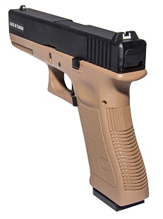 Пистолет KJW Glock 17 greengas tan (kp-17-tan)