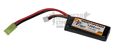 детальное фото для раздела Аккумулятор iPower LiPo 7.4В, 1300мАч, 20C, блок интернет-магазин "Планета страйкбола»