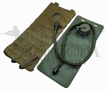 детальное фото Гидратор 2.5 литра олива (as-bs0028od) интернет-магазин "Планета страйкбола"