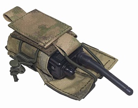 Подсумок Strike под рацию открытый, A-TACS Camo прайм