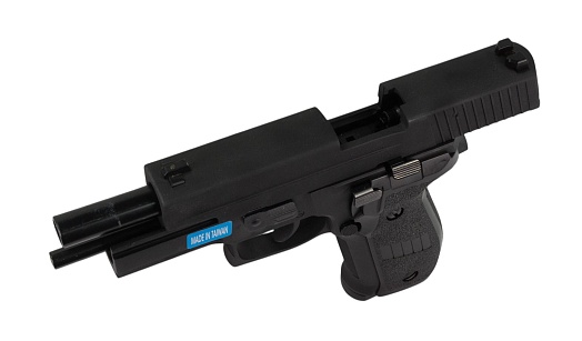 WE Пистолет Sig Sauer P226 Rail, greengas (we-f001a)