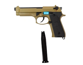 Пистолет WE Beretta M92FS greengas tan(gp301t)