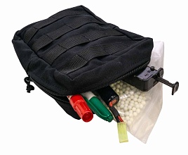 Подсумок Strike утилитарный вертикальный, черный кордура