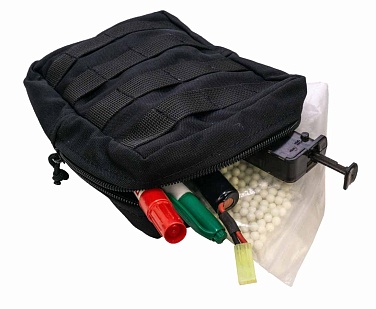 Подсумок Strike утилитарный вертикальный, черный кордура