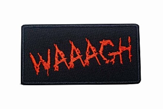 детальное фото Нашивка Strike "Warhammer 40000. WAAAGH" интернет-магазин "Планета страйкбола"