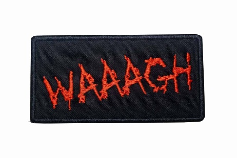детальное фото Нашивка Strike "Warhammer 40000. WAAAGH" интернет-магазин "Планета страйкбола"