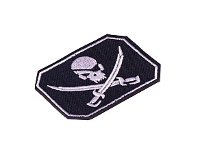 Нашивка Strike "Роджер" 65х45мм, черный