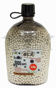 детальное фото для раздела Шары BLS 0.28г. 5000шт. бутылка (5bo-h28) интернет-магазин "Планета страйкбола»