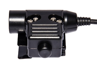 Кнопка для рации Kingrin выносная U94 Kenwood черная (hd-ptt-u94-kw-bk)