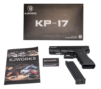 Пистолет KJW Glock 17 greengas (kp-17)