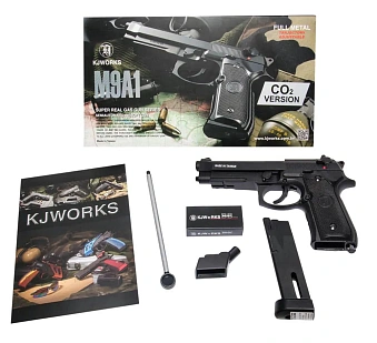 KJW Пистолет Beretta M9A1 Rail, CO2