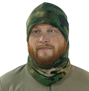 Баф Strike с утяжкой, укороченный, флис 280, A-TACS FG Camo