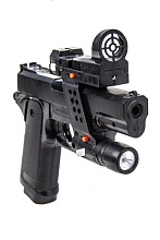 Пистолет Galaxy Colt 1911 с фонарем и коллиматором (g053c)