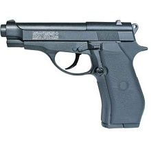 swiss arms модель пистолета p84, co2, пластик, пневматический