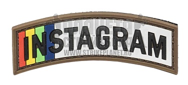 детальное фото Нашивка Zlo "Instagram" дуга интернет-магазин "Планета страйкбола"