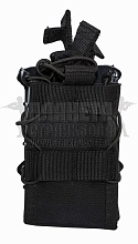 детальное фото Подсумок магазина АКМ 2шт. ССО Raid molle черный интернет-магазин "Планета страйкбола"