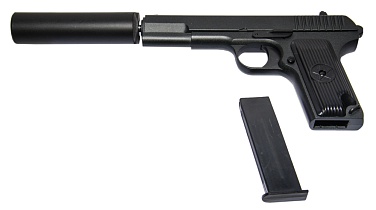 Galaxy Пистолет ТТ с глушителем, спринг (g33a)