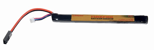 детальное фото для раздела Аккумулятор Firefox LiPo 7,4в, 1200мАч, 20C, АК интернет-магазин "Планета страйкбола»