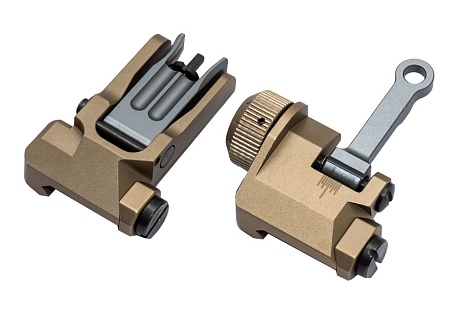 Комплект мушка и целик Big Dragon KAC Style MK18, tan (bd3838a)