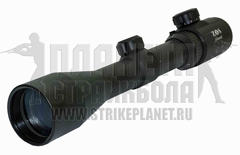 фото Прицел оптический ZOS 3-9X44 E 30мм с подсветкой интернет-магазин "Планета страйкбола"