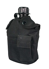 детальное фото Фляга Tactical Arms 1L с котелком, чёрный интернет-магазин "Планета страйкбола"