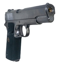 Пистолет WE Colt M1911 A1, хром, M.E.U. (we-e006a-tac)