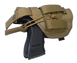Кобура для пистолета Strike левая, койот кордура