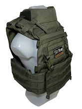 Защита шеи Strike, олива кордура