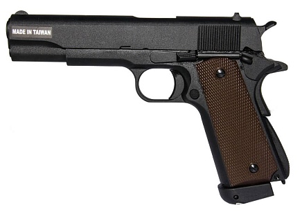 фото детально пистолет kj works colt m1911 a1 co2 (gc-0305) интернет-магазин "Планета страйкбола"