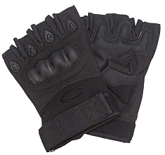 Перчатки полпальца черные XXL