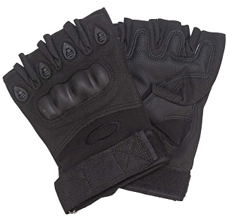 Перчатки полпальца черные XXL