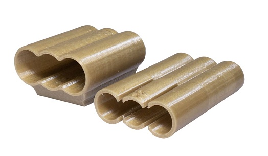 Ампульница для 3 ампул с креплением, пластик, песочный (Уценка)