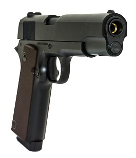 Пистолет KJW COLT M1911A1 GBB, CO2, черный (1911.CO2II)