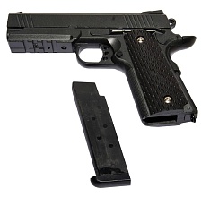 Galaxy Пистолет Colt 1911 4.3 с глушителем, спринг (g25a)