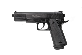 фото детально пистолет galaxy colt 1911 с фонарем, коллиматором и глушителем (g053a) интернет-магазин "Планета страйкбола"
