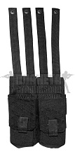 детальное фото Подсумок магазина АК-103 4шт. ССО molle черный интернет-магазин "Планета страйкбола"