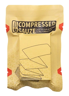 детальное фото Бинт Z - сложенный для тампонады Compressed gauze Rhino Rescue (CR-CG01) интернет-магазин "Планета страйкбола"