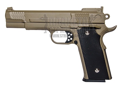 фото детально galaxy пистолет smith & wesson 945 спринг, tan (g20d) интернет-магазин "Планета страйкбола"