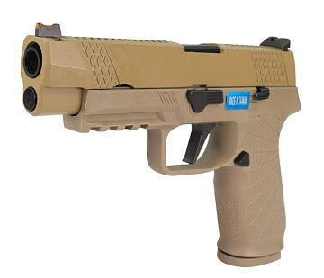 WE Пистолет Sig Sauer F17V2, greengas, tan (we-f007-tan)