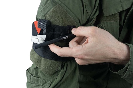 Турникет - жгут кровоостанавливающий Rhino Rescue, алюминий, черный (CR-ED01B)
